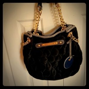 Juicy Couture Velour handbag with wallet